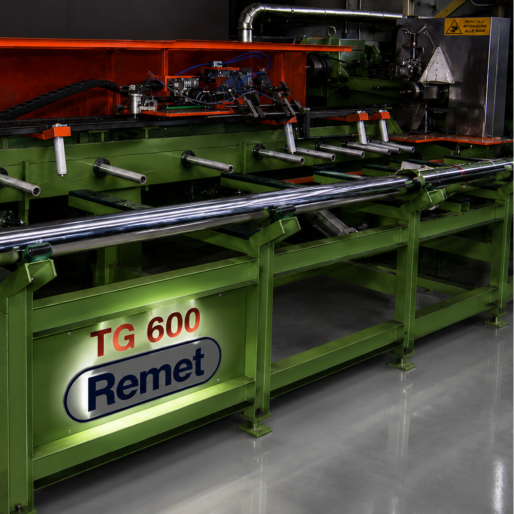 IMPIANTO AUTOMATICO DI TAGLIO BARRE TG 600