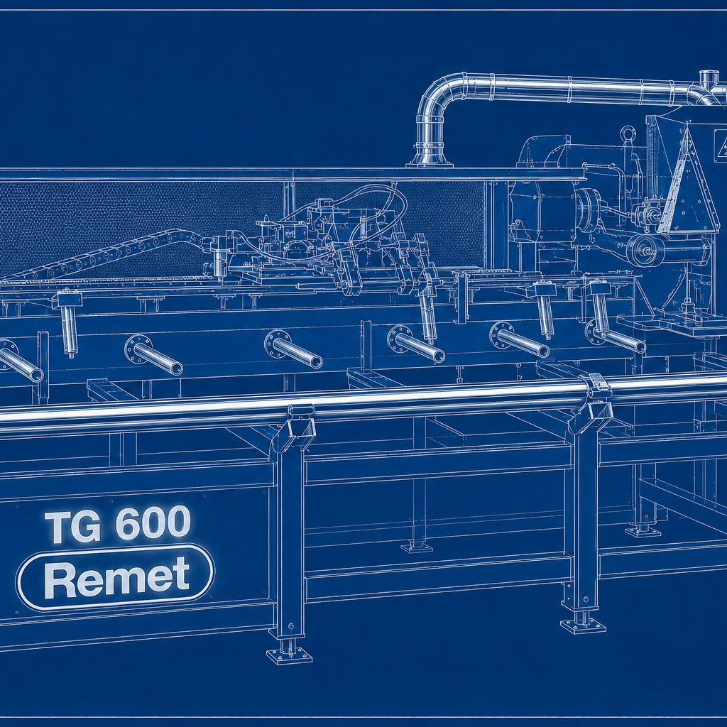 IMPIANTO AUTOMATICO DI TAGLIO BARRE TG 600