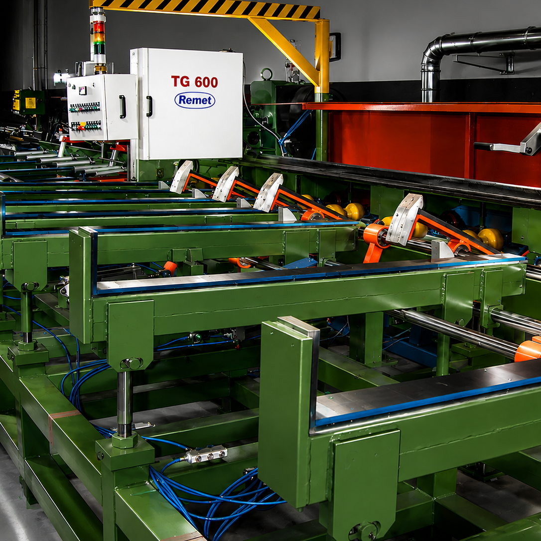 IMPIANTO AUTOMATICO DI TAGLIO BARRE TG 600