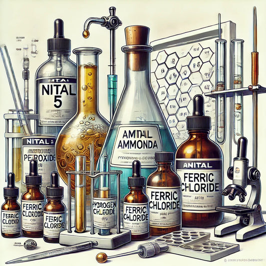 Kit for microscopic examination of coating thickness 